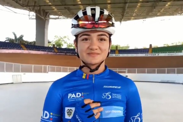 Danna Valentina Ramírez Daza, la huilense en el ciclismo de pista