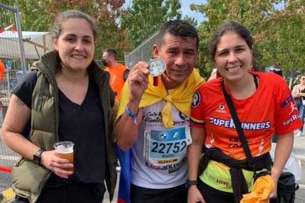 Abilio Yustre, el atleta huilense en la Maratón de Berlín
