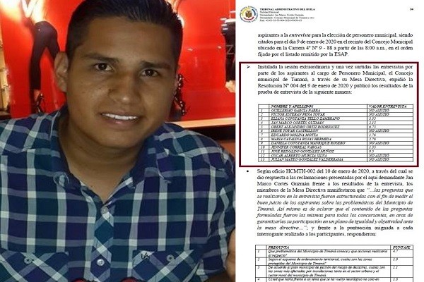 Declaran nula elección del Personero de Timaná
