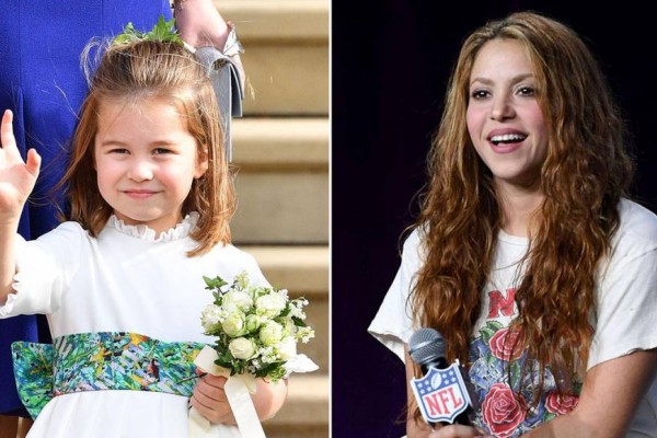 La princesa Charlotte ama la música de Shakira