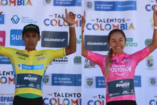 Juan David Urián y Sara Moreno líderes de la Vuelta al Futuro 2021