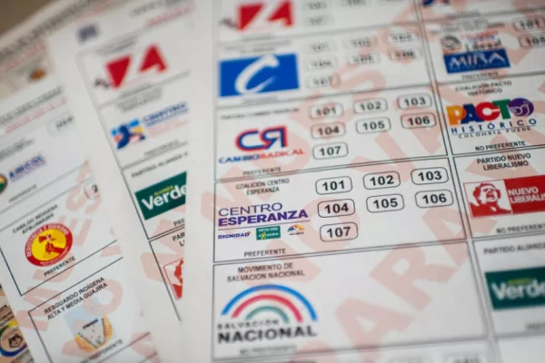 Ya publicaron tarjetones para elecciones del Congreso