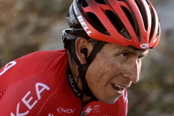 Etapa 3: Nairo Quintana en el podio de la Vuelta a Cataluña