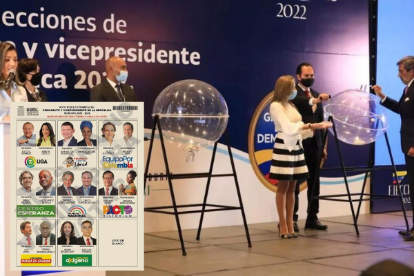 Registraduría oficializó el tarjetón para las elecciones presidenciales