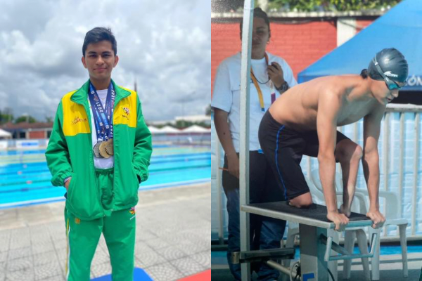 Triple podio para el Huila con la paranatación en los Juegos Intercolegiados