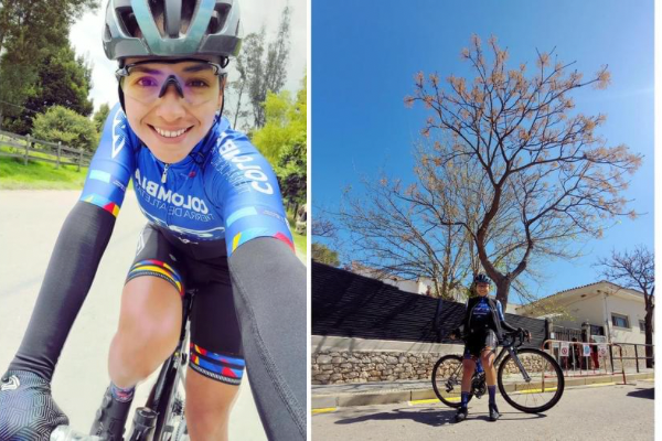 Jennifer Ducuara ya está en Europa