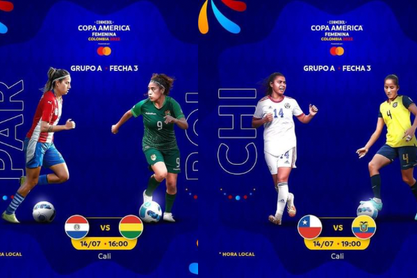 Así se jugará el inicio de la tercera fecha de la Copa América femenina