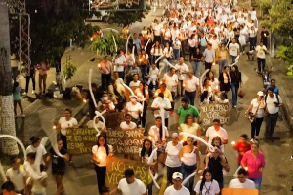 La inseguridad en Neiva generó la movilización social