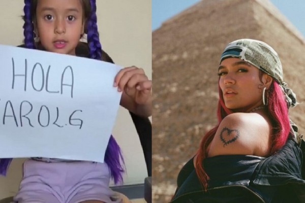 Niña de 5 años invitó a Karol G a su cumpleaños