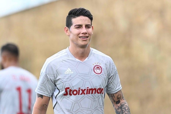 Crece la preocupación por la ausencia de James Rodríguez con el Olympiacos