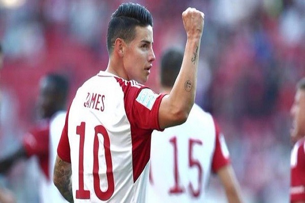 James Rodríguez marcó su primer doblete en la Liga de Grecia