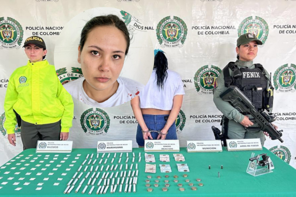 Con bazuco, marihuana, dinero y arma de fuego capturaron a ‘La Chata’ en Neiva
