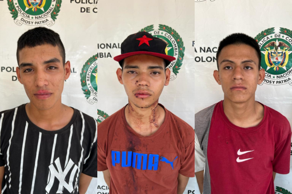 Capturan a 3 hombres por hurto en el barrio Altico, Neiva