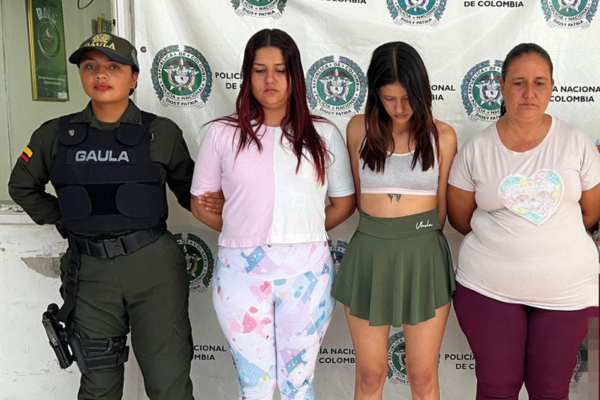 Tres mujeres fueron capturadas por cobrar extorsiones carcelarias en el municipio de La Plata, Huila