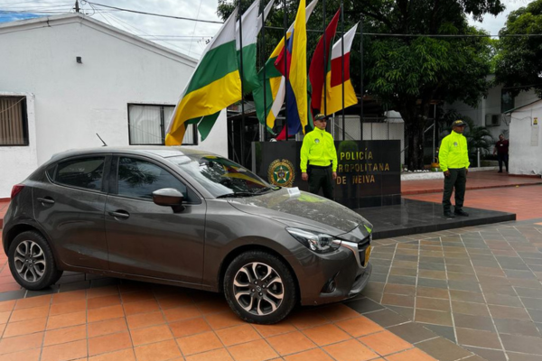 Capturado por transitar con placas falsas en Neiva