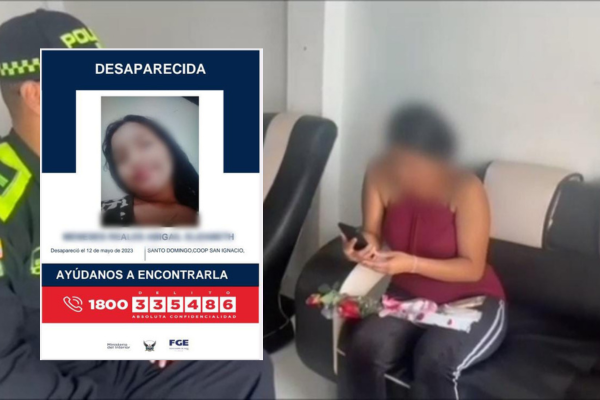 Menor desaparecida en Ecuador fue hallada en el municipio de Acevedo, Huila