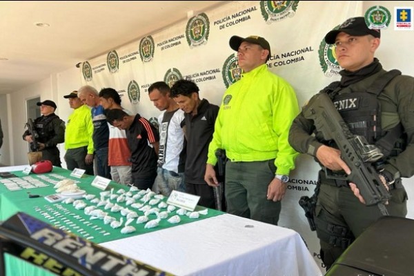 En Neiva capturan cuatro traficantes de estupefacientes