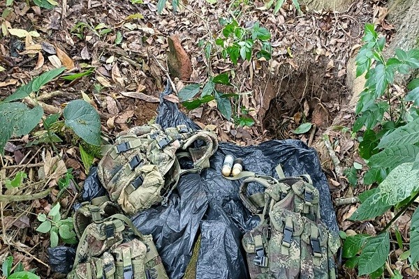 Se encontró material de guerra en San Vicente del Caguán