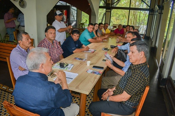 Rodrigo Villalba en Pro del sector arrocero