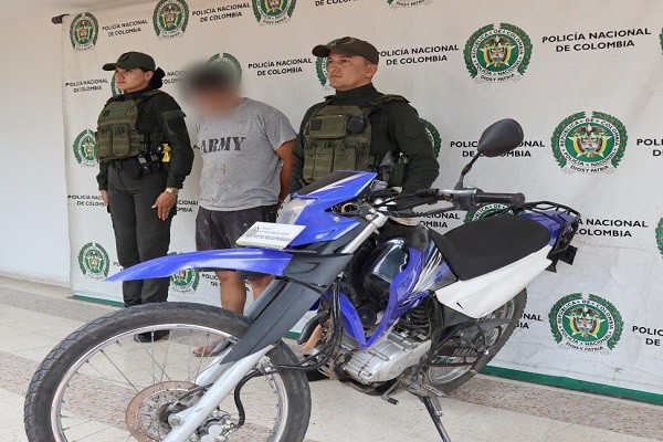 Se logró la captura de un hombre y la recuperación de una moto