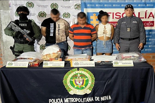 Capturadas tres personas en la comuna 6 de Neiva