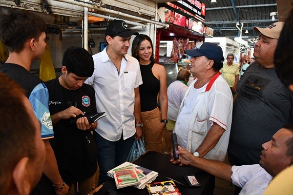Casagua visitó a empresarios y comerciantes de Mercaneiva