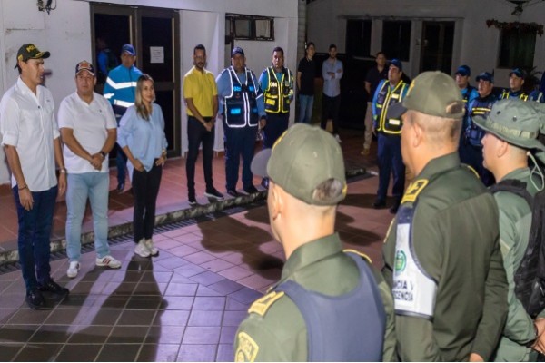 Alcalde Germán Casagua lideró operativos de seguridad y movilidad