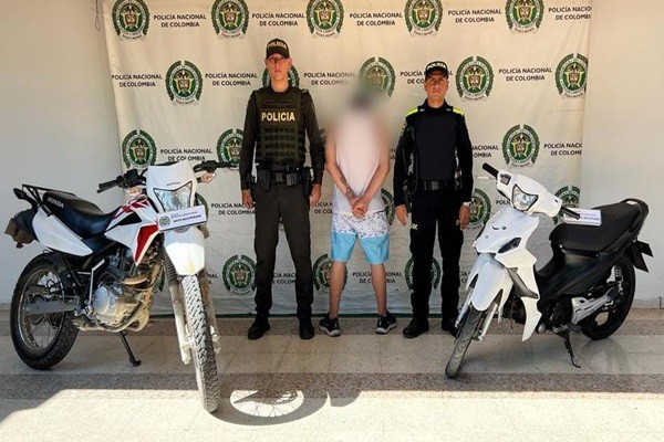 Policía Nacional, recuperó una motocicleta en tiempo récord