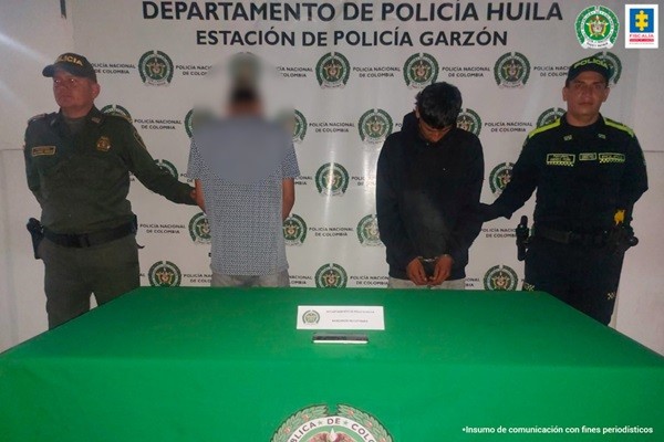 Un adulto y un menor judicializados por hurto en Garzón