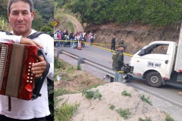 Artista vallenato perdió la vida en un accidente vial en el Huila