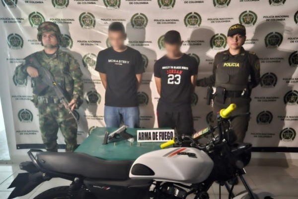Dos hombres armados fueron capturados en Campoalegre