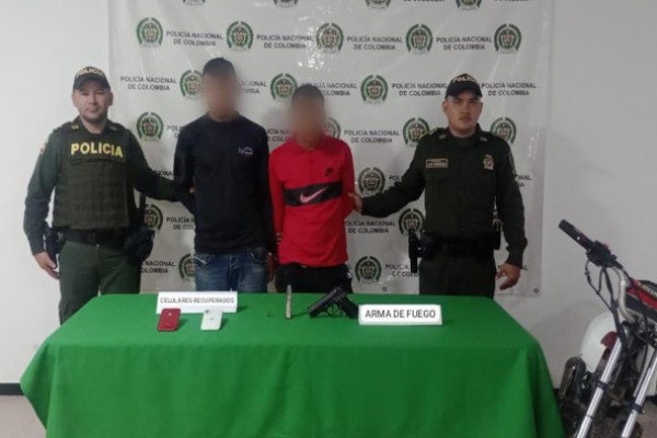 Dos personas fueron capturadas por hurto en mirador de Rivera