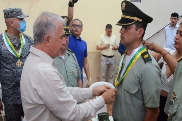 Gobernador del Huila exaltó resultados de la Fuerza Pública