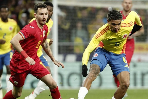 Selección Colombia venció a Rumania en Madrid
