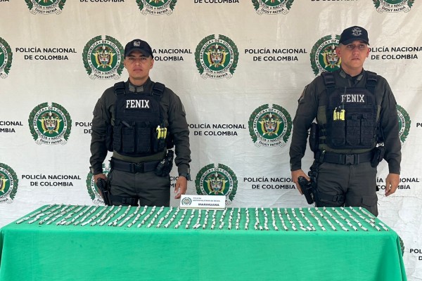 Incautan cigarrillos de marihuana en el Parque de los Niños