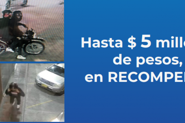 $5 millones de pesos por responsables de hechos terroristas en Neiva