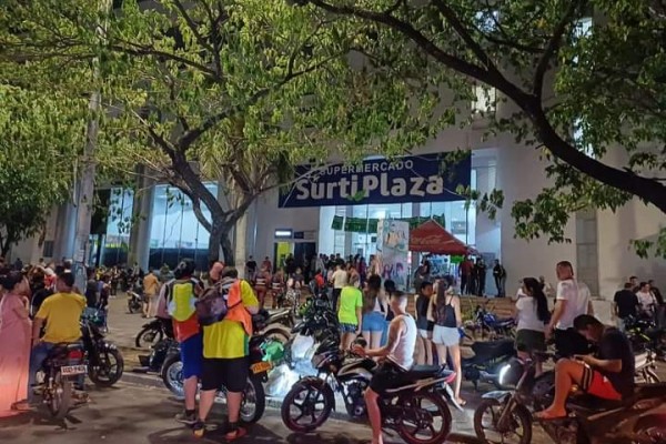 Hecho terrorista contra supermercado Surtiplaza