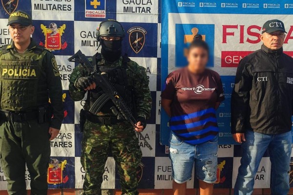 Captura de "Estefanía" requerida por las autoridades