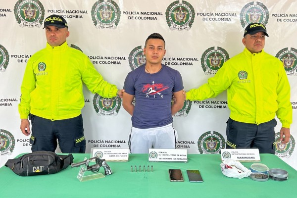 Capturaron al presunto sicario del Clan del Golfo en Neiva