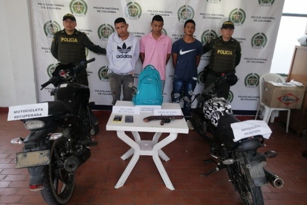 Capturados tras cometer un hurto en el Agrado, centro del Huila