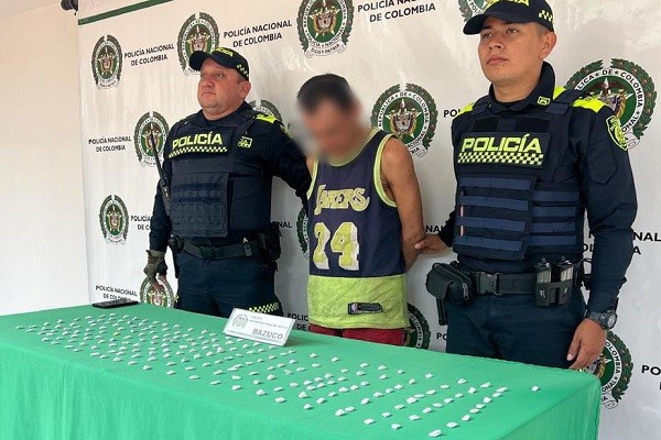 Capturado "Popeye" en Neiva, tenía 200 dosis de bazuco