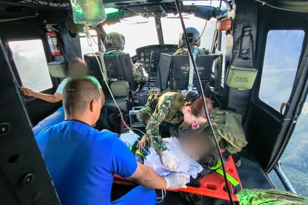 Una menor cayó en un campo minado