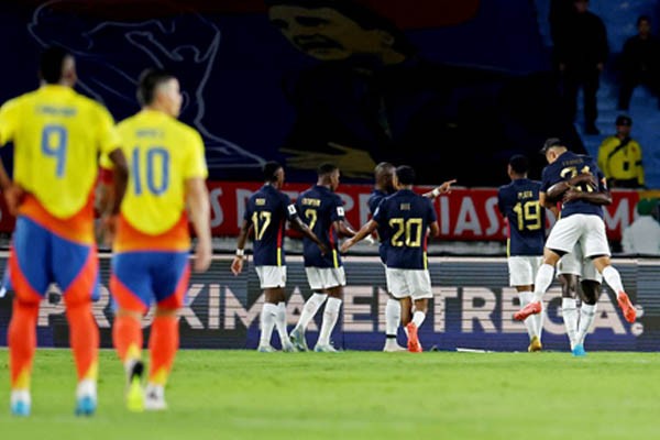 Colombia sufre su tercera derrota en eliminatorias al Mundial 2026